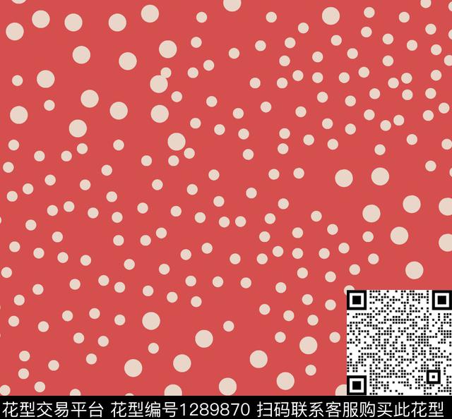 几何波点韩风传统印花华亿平台下载（图片编号: 1289870） - 瓦栏（Walan）