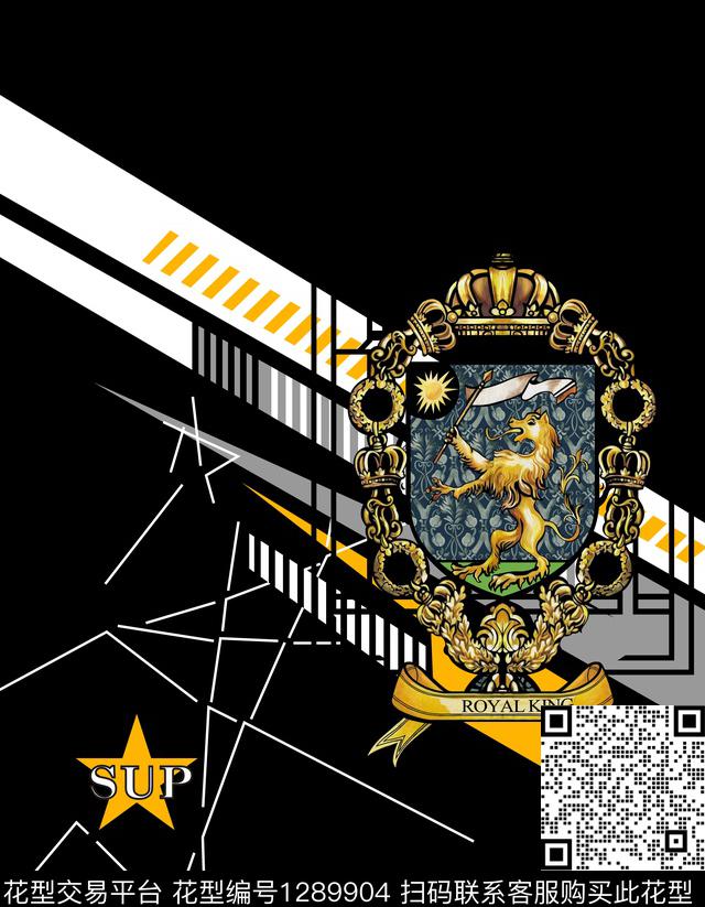 几何男装潮牌数码印花华亿平台下载（图片编号: 1289904） - 瓦栏（Walan）