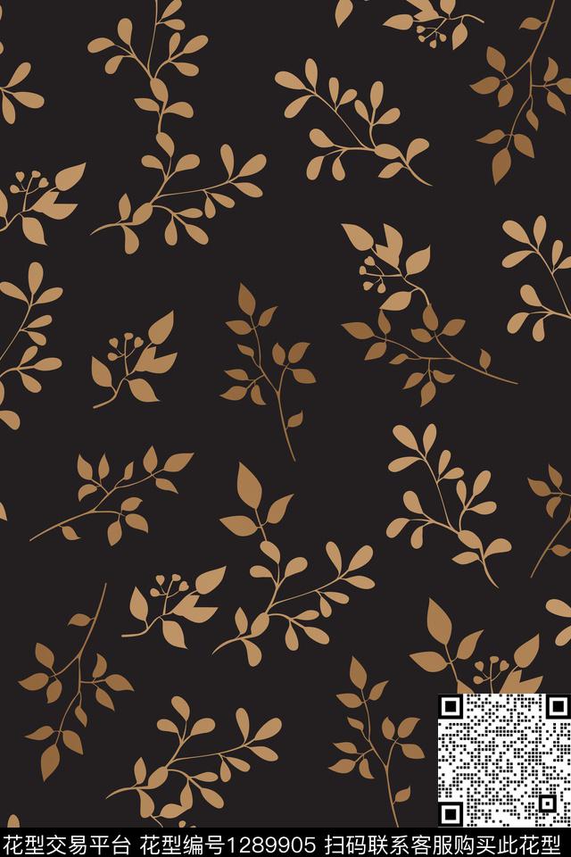 复古花卉抽象男装传统印花华亿平台下载（图片编号: 1289905） - 瓦栏（Walan）