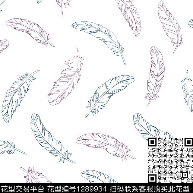 女装羽毛男装传统印花华亿平台下载（图片编号: 1289934） - 瓦栏（Walan）