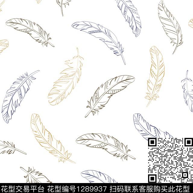 女装羽毛男装传统印花华亿平台下载（图片编号: 1289937） - 瓦栏（Walan）