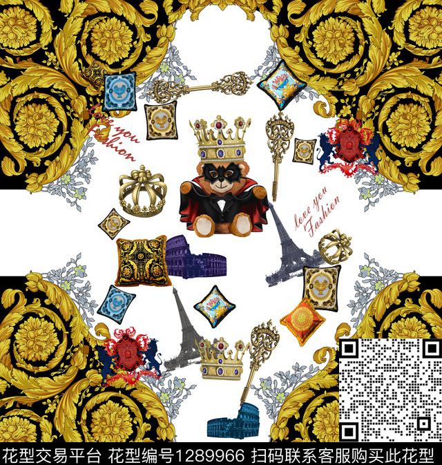 定位花动物男装数码印花华亿平台下载（图片编号: 1289966） - 瓦栏（Walan）