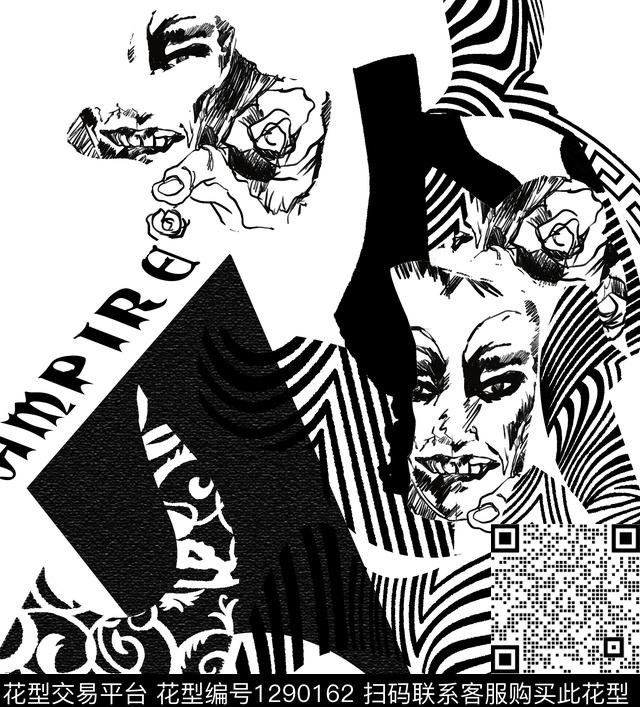 定位花动物男装传统印花华亿平台下载（图片编号: 1290162） - 瓦栏（Walan）