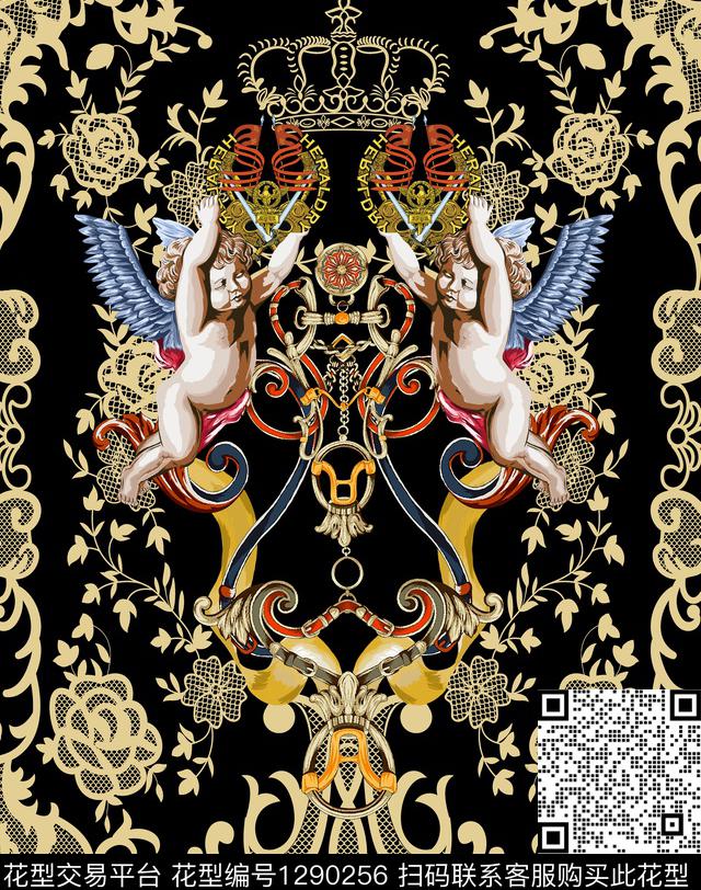 定位花男装大牌风数码印花华亿平台下载（图片编号: 1290256） - 瓦栏（Walan）