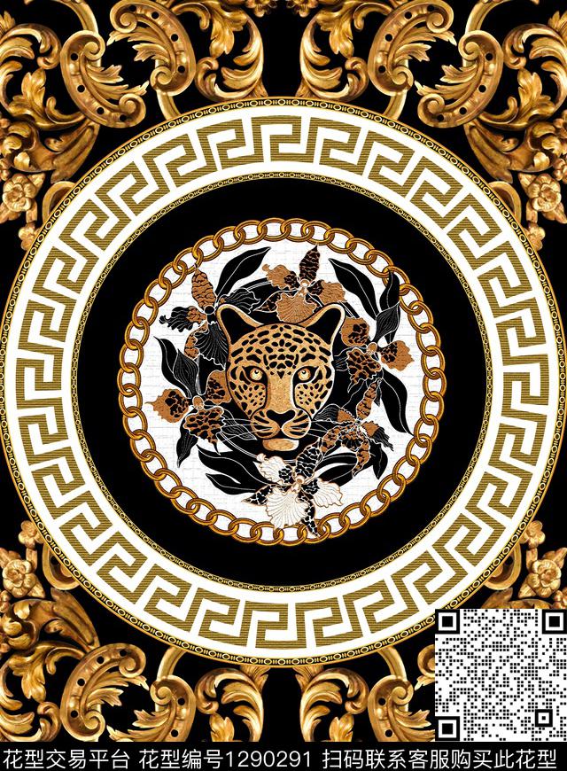 定位花男装大牌风数码印花华亿平台下载（图片编号: 1290291） - 瓦栏（Walan）