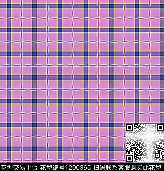 格子底纹满版散花数码印花华亿平台下载（图片编号: 1290365） - 瓦栏（Walan）