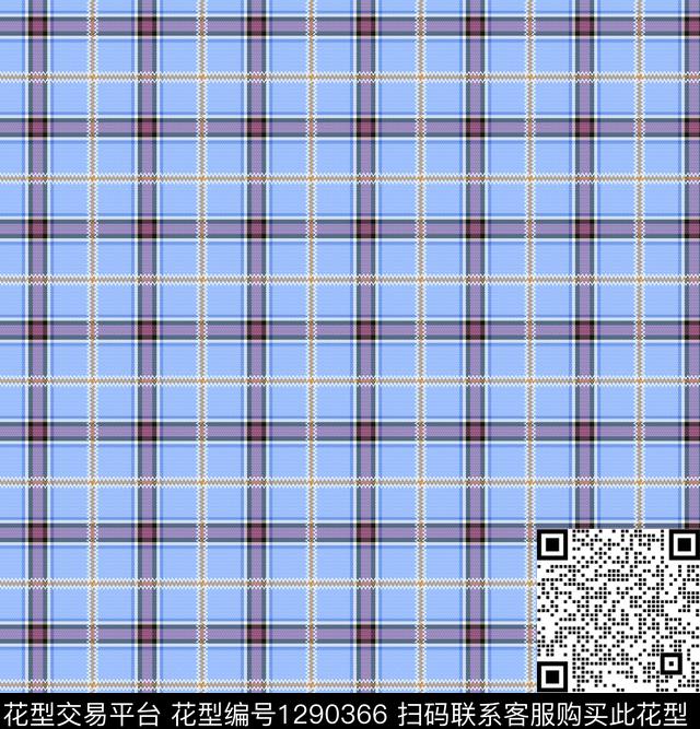 格子底纹满版散花数码印花华亿平台下载（图片编号: 1290366） - 瓦栏（Walan）