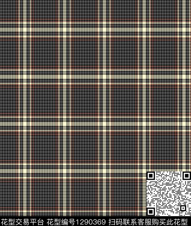 格子底纹满版散花数码印花华亿平台下载（图片编号: 1290369） - 瓦栏（Walan）