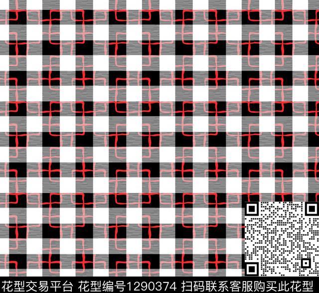 格子底纹数码印花华亿平台下载（图片编号: 1290374） - 瓦栏（Walan）