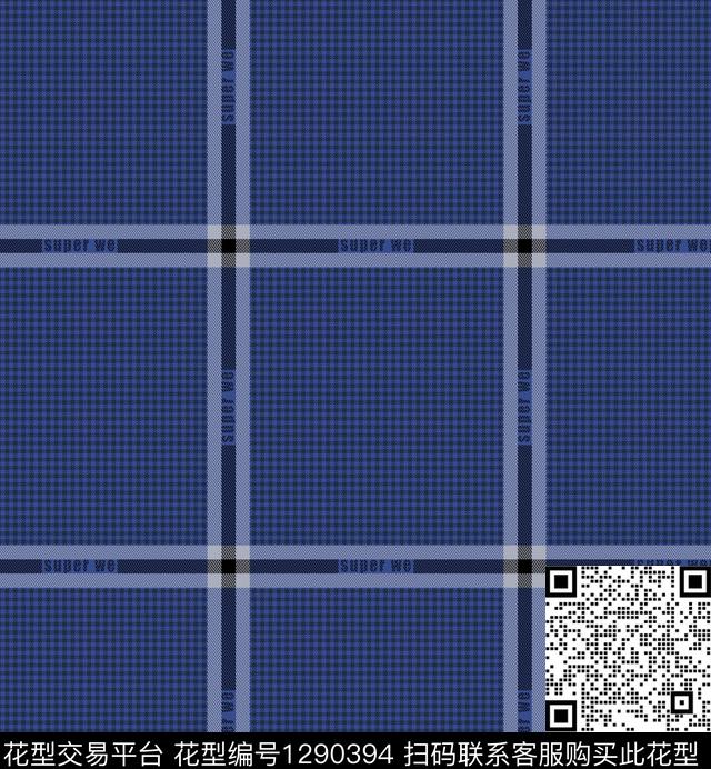 格子大牌风传统印花华亿平台下载（图片编号: 1290394） - 瓦栏（Walan）