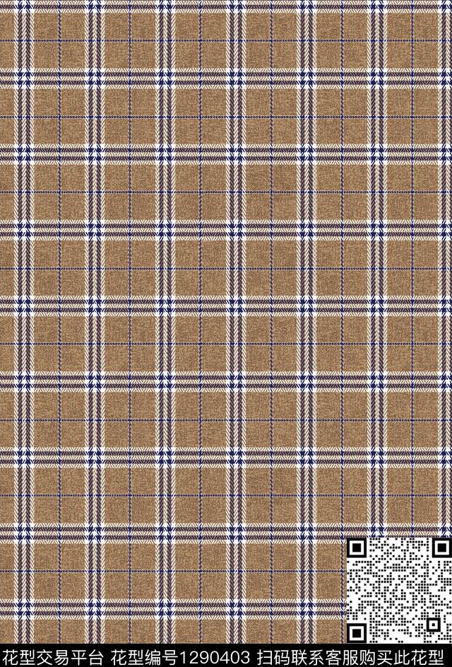 格子底纹满版散花数码印花华亿平台下载（图片编号: 1290403） - 瓦栏（Walan）
