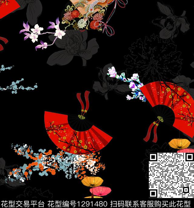 男装花卉春夏华亿平台数码印花华亿平台下载（图片编号: 1291480） - 瓦栏（Walan）