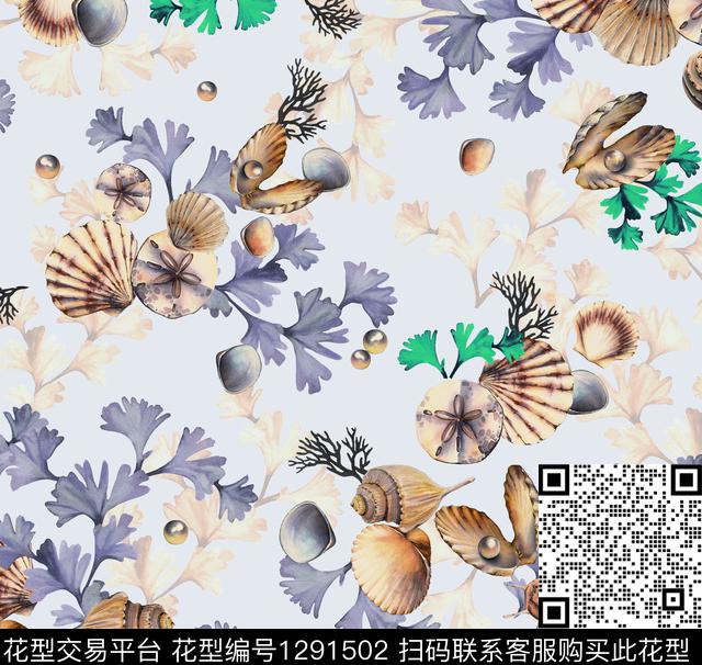 花卉休闲民族风数码印花华亿平台下载（图片编号: 1291502） - 瓦栏（Walan）