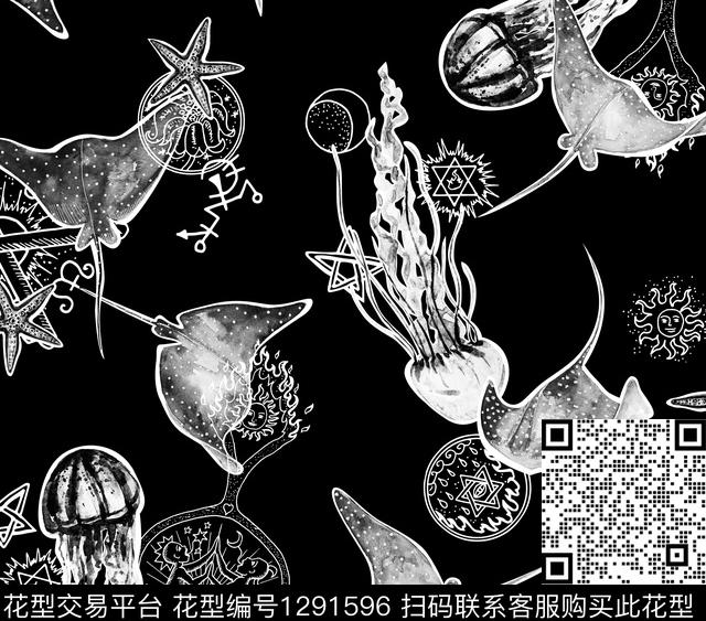 水彩休闲艺术数码印花华亿平台下载（图片编号: 1291596） - 瓦栏（Walan）