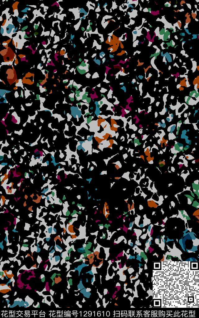 几何抽象中老年传统印花华亿平台下载（图片编号: 1291610） - 瓦栏（Walan）