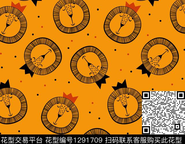 动物卡通满版散花传统印花华亿平台下载（图片编号: 1291709） - 瓦栏（Walan）