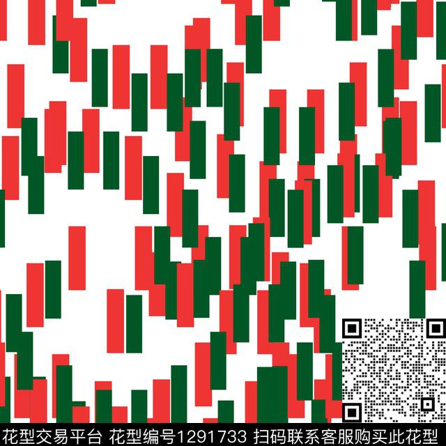 几何格子抽象传统印花华亿平台下载（图片编号: 1291733） - 瓦栏（Walan）