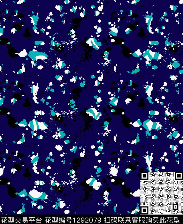 迷彩涂鸦几何传统印花华亿平台下载（图片编号: 1292079） - 瓦栏（Walan）