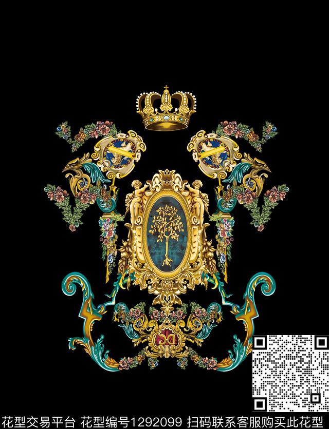 几何男装潮牌数码印花华亿平台下载（图片编号: 1292099） - 瓦栏（Walan）