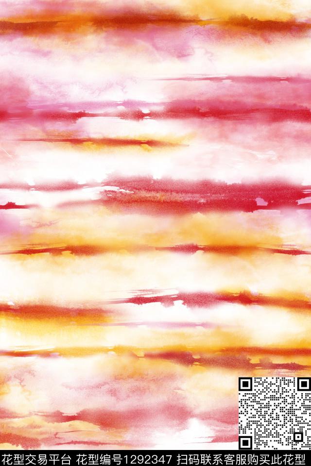 男装扎染华亿平台肌理传统印花华亿平台下载（图片编号: 1292347） - 瓦栏（Walan）