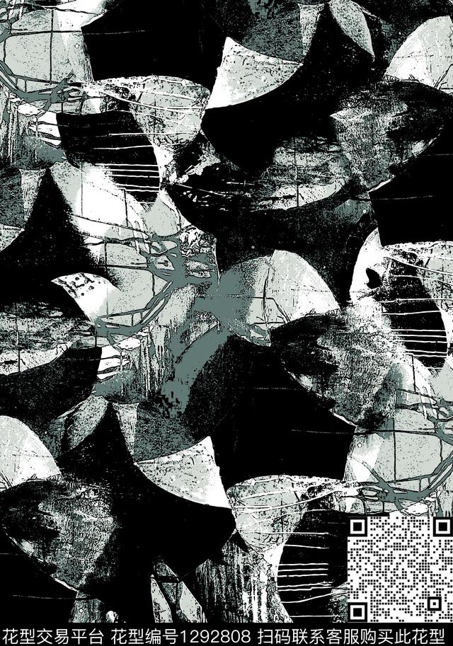 几何纹理抽象传统印花华亿平台下载（图片编号: 1292808） - 瓦栏（Walan）