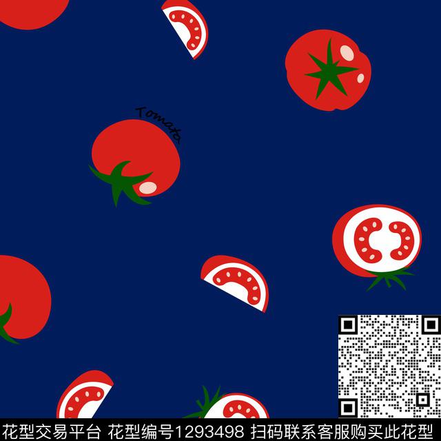 水果家居服卡通传统印花华亿平台下载（图片编号: 1293498） - 瓦栏（Walan）