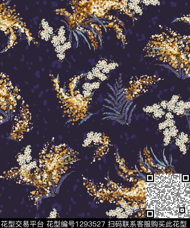 花卉欧美休闲数码印花华亿平台下载（图片编号: 1293527） - 瓦栏（Walan）