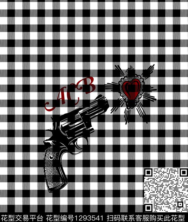 格子大牌风枪传统印花华亿平台下载（图片编号: 1293541） - 瓦栏（Walan）