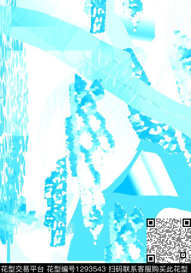 几何格子3D立体数码印花华亿平台下载（图片编号: 1293543） - 瓦栏（Walan）