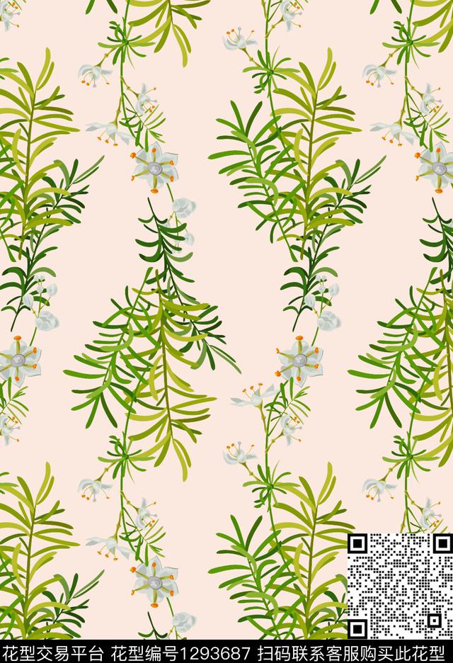 女装春夏华亿平台清爽底花卉数码印花华亿平台下载（图片编号: 1293687） - 瓦栏（Walan）