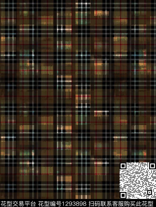 格子大牌风底纹数码印花华亿平台下载（图片编号: 1293898） - 瓦栏（Walan）