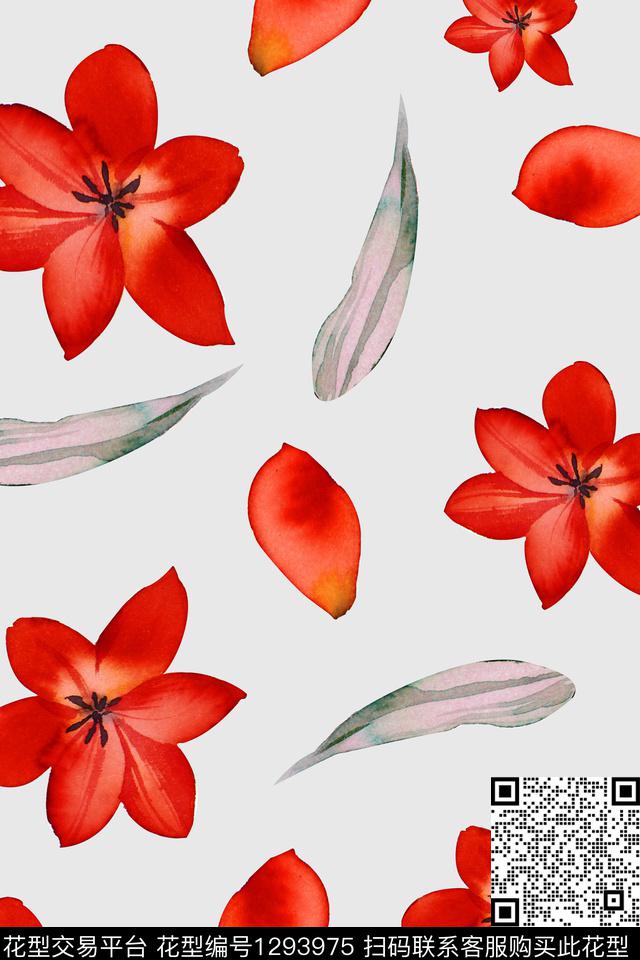 花卉旗袍中老年数码印花华亿平台下载（图片编号: 1293975） - 瓦栏（Walan）