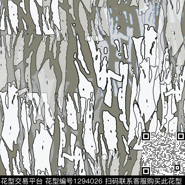 抽象肌理纹路手绘线条笔触数码印花华亿平台下载（图片编号: 1294026） - 瓦栏（Walan）