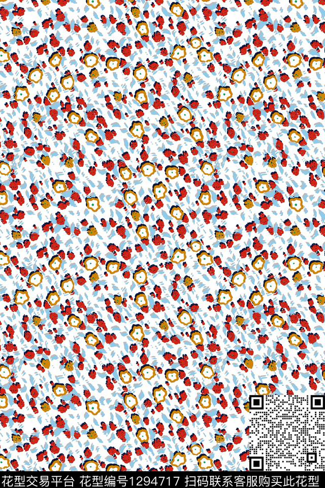 春夏华亿平台传统华亿平台小碎花传统印花华亿平台下载（图片编号: 1294717） - 瓦栏（Walan）