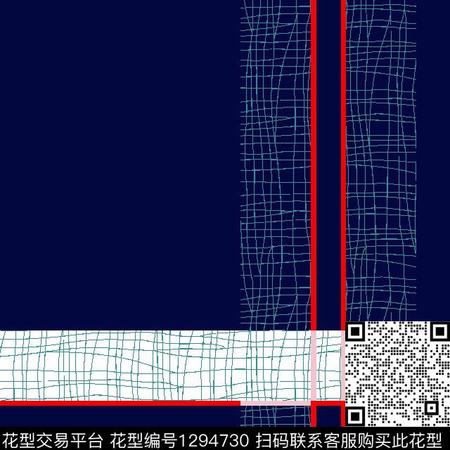 3D立体大牌风男装格子传统印花华亿平台下载（图片编号: 1294730） - 瓦栏（Walan）