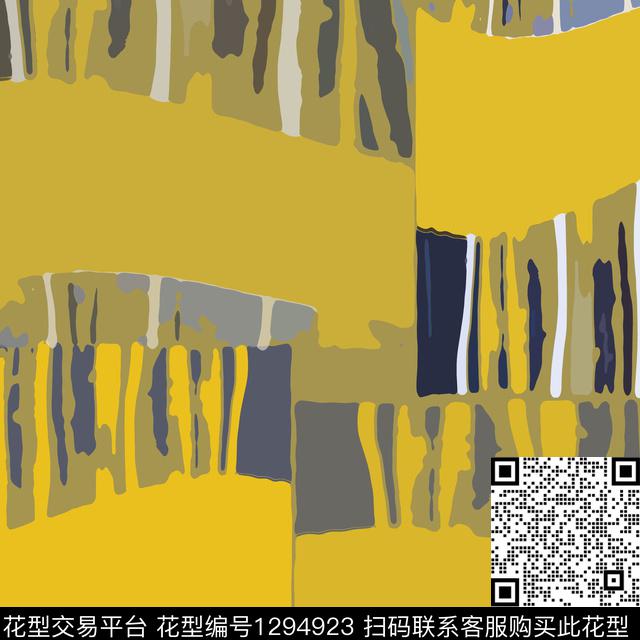 几何抽象艺术迷彩传统印花华亿平台下载（图片编号: 1294923） - 瓦栏（Walan）