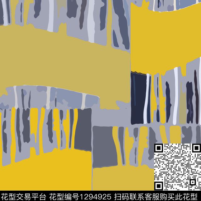 几何抽象艺术迷彩传统印花华亿平台下载（图片编号: 1294925） - 瓦栏（Walan）