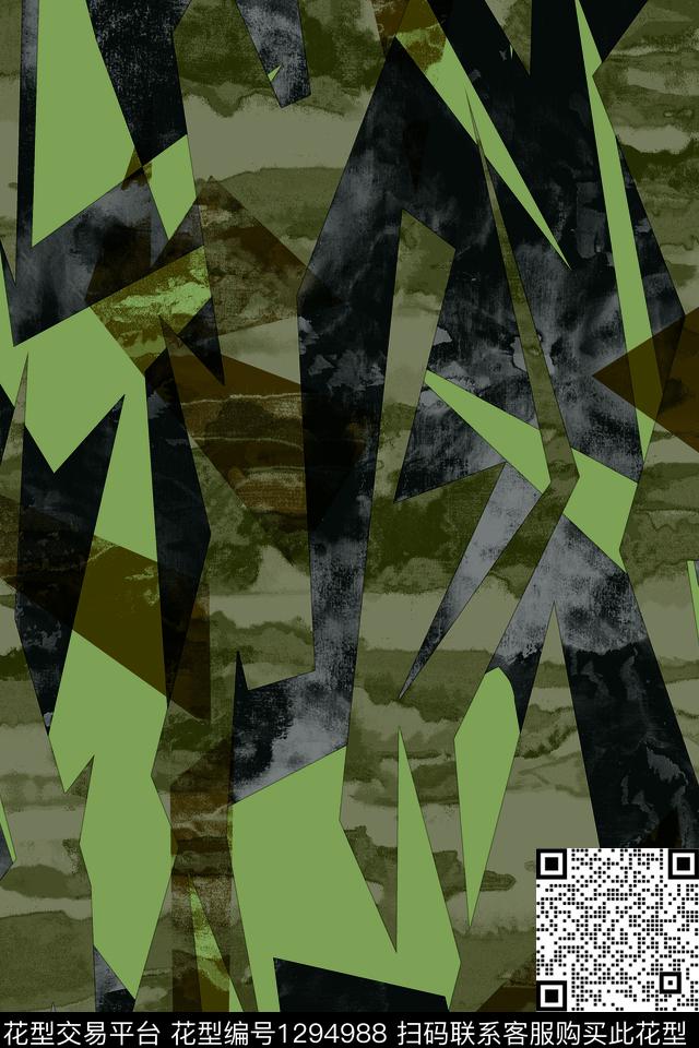 几何男装底纹灰色传统印花华亿平台下载（图片编号: 1294988） - 瓦栏（Walan）