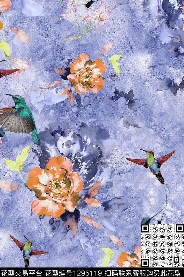 数码华亿平台春夏华亿平台大牌风数码印花华亿平台下载（图片编号: 1295119） - 瓦栏（Walan）