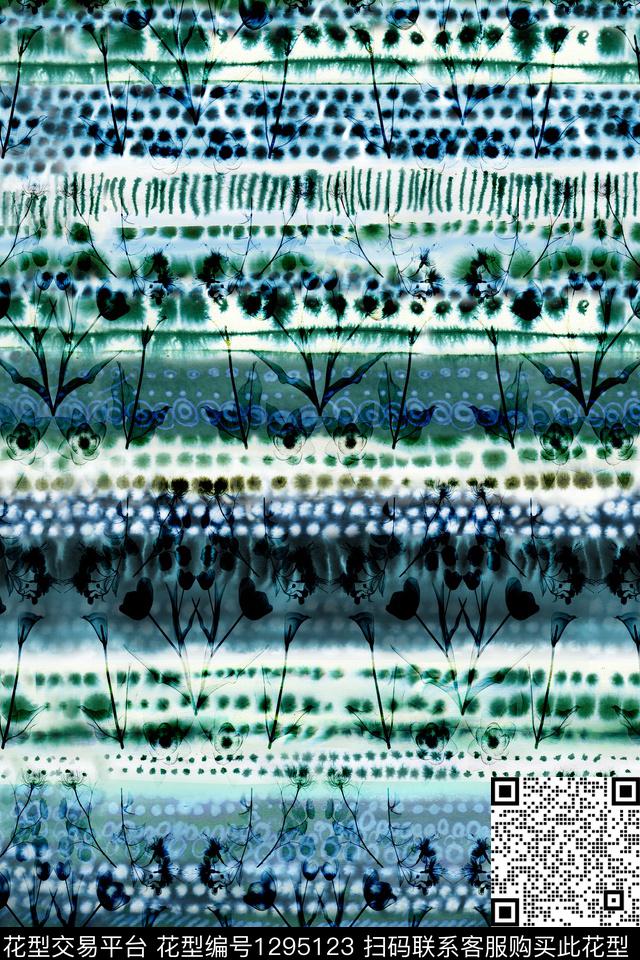 数码华亿平台春夏华亿平台扎染华亿平台数码印花华亿平台下载（图片编号: 1295123） - 瓦栏（Walan）