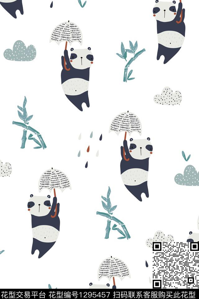 卡通动物卡通童装传统印花华亿平台下载（图片编号: 1295457） - 瓦栏（Walan）