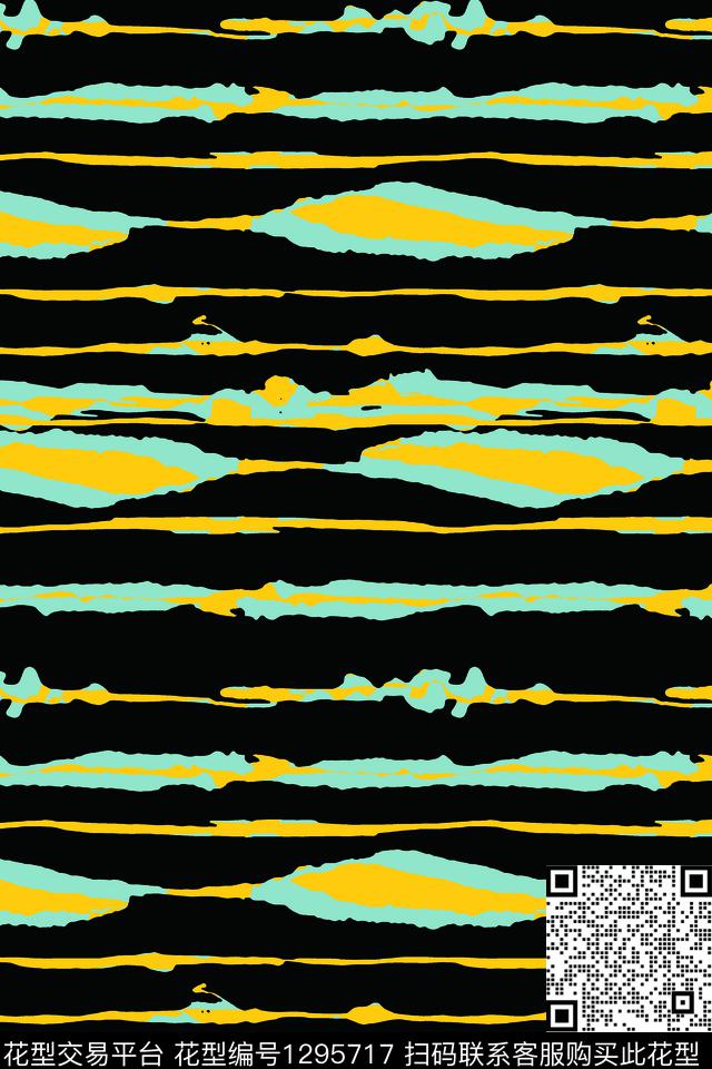 简约几何条纹传统印花华亿平台下载（图片编号: 1295717） - 瓦栏（Walan）