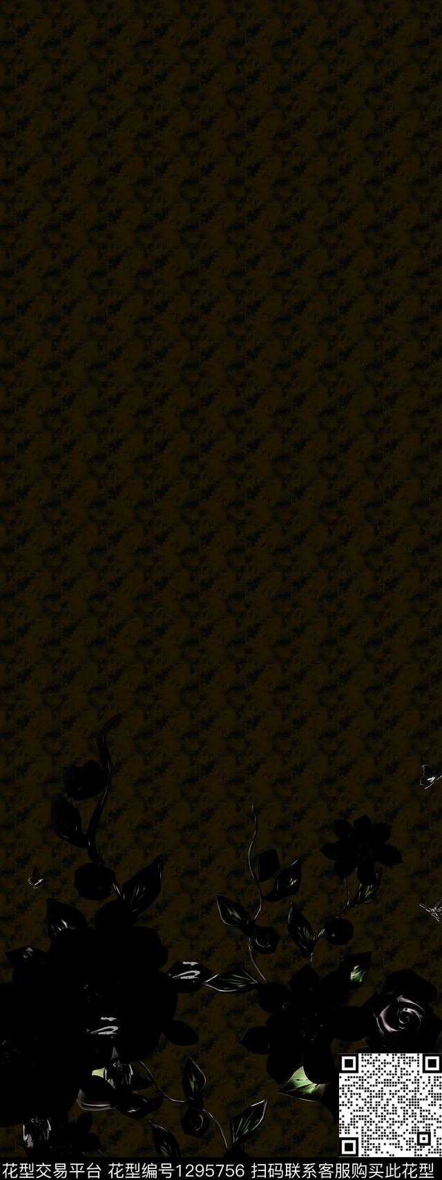 女装定位花定位花中老年数码印花华亿平台下载（图片编号: 1295756） - 瓦栏（Walan）