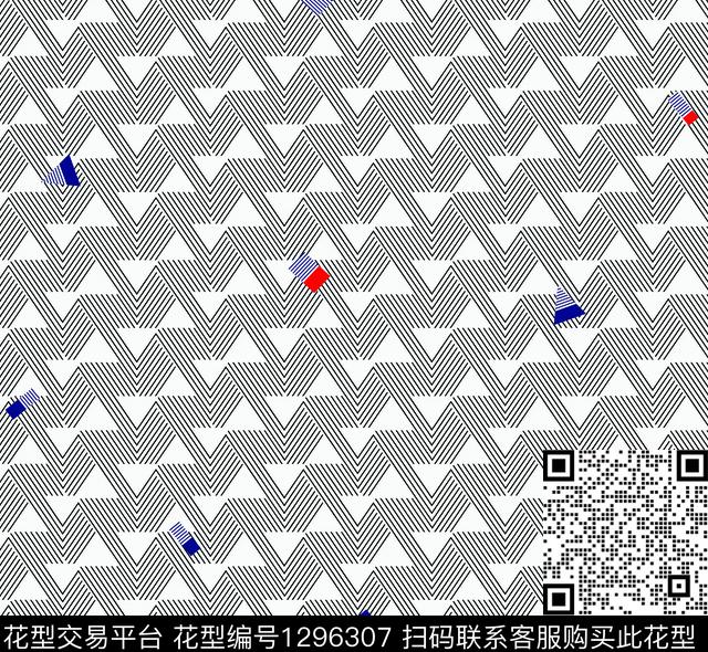提花华亿平台几何大牌风传统印花华亿平台下载（图片编号: 1296307） - 瓦栏（Walan）