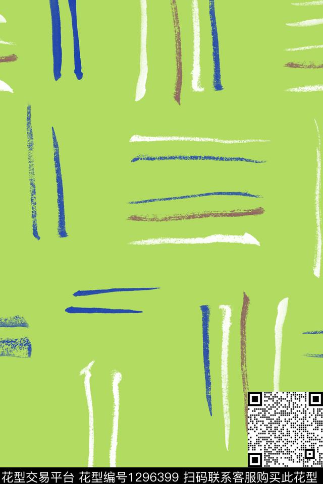 女装几何线条数码印花华亿平台下载（图片编号: 1296399） - 瓦栏（Walan）