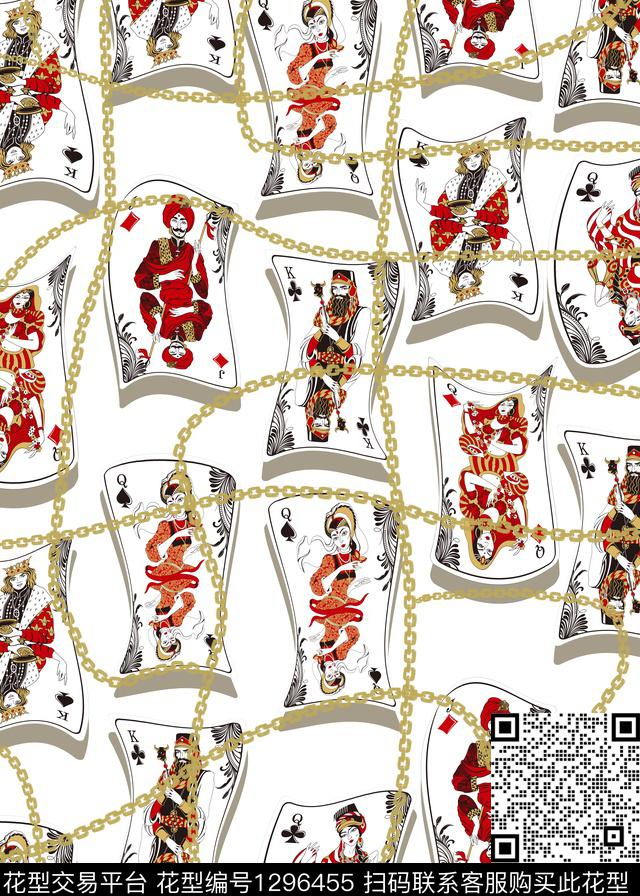 简约几何大牌风数码印花华亿平台下载（图片编号: 1296455） - 瓦栏（Walan）