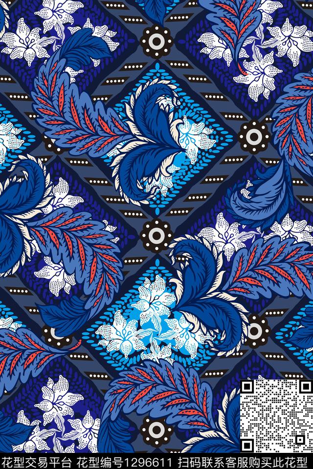 女装花卉小碎花数码印花华亿平台下载（图片编号: 1296611） - 瓦栏（Walan）