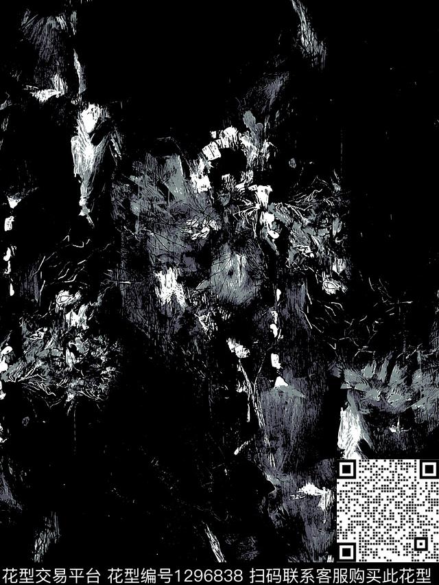 复古涂鸦纹理传统印花华亿平台下载（图片编号: 1296838） - 瓦栏（Walan）