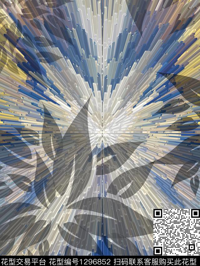 数码华亿平台花卉肌理数码印花华亿平台下载（图片编号: 1296852） - 瓦栏（Walan）