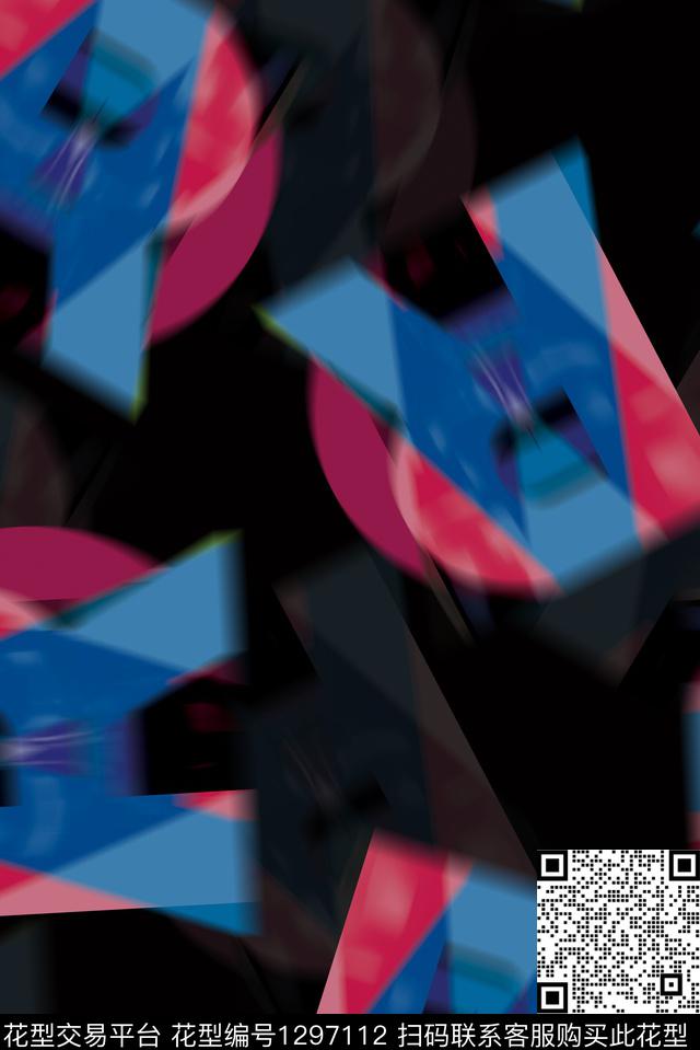 大牌男装数码科技未来结构数码印花华亿平台下载（图片编号: 1297112） - 瓦栏（Walan）